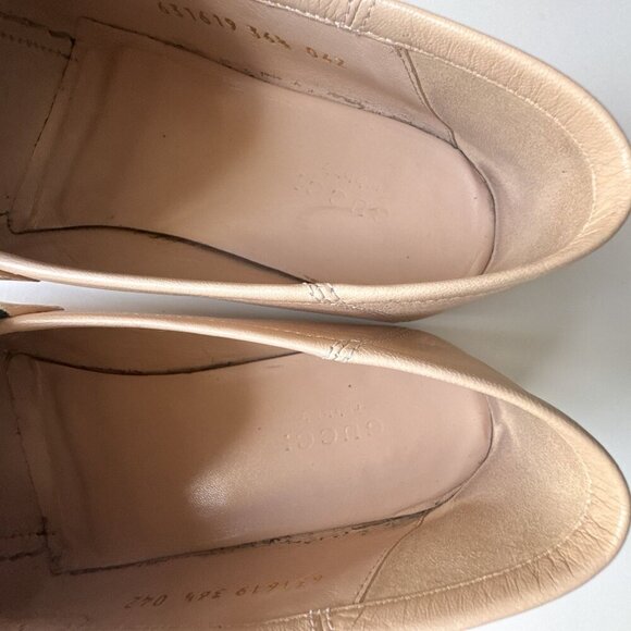 Gucci brixton horsebit & web convertible loafer in skin rose - Picture 6 of 15